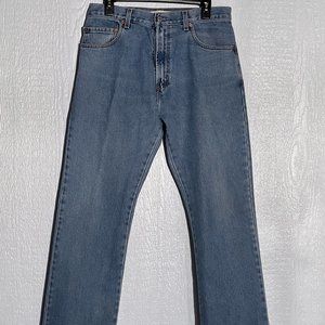 Men's Levi's 517 Boot Cut light blue jeans size 33x32